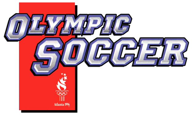 Olympic Soccer title screen for Sega Saturn
